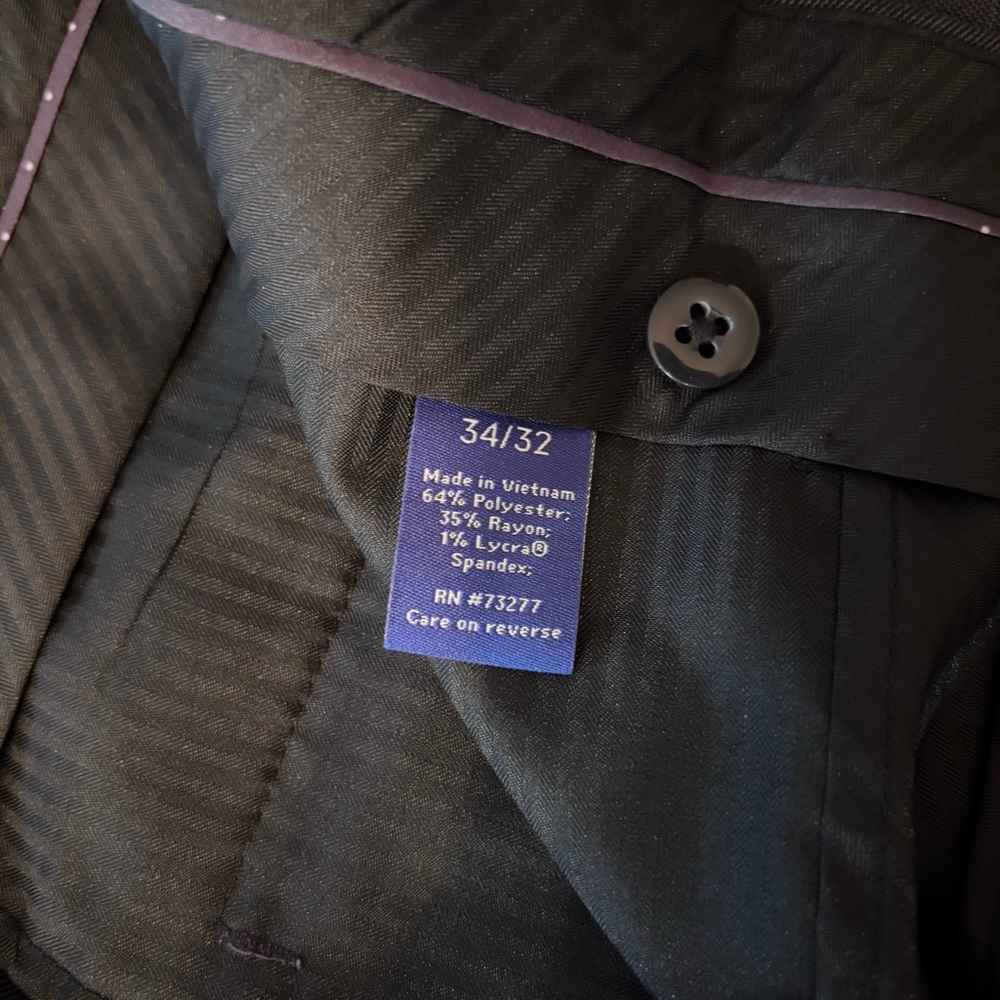 Apt. 9 Charcoal And Plum Polka Dot Blazer - image 8